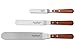 Offset Spatula Set with Wood Handle - Professional Cake Decorating Tools - 4