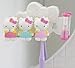 Hello Kitty Toothbrush Holder with 3 Minute Sand Time Clock