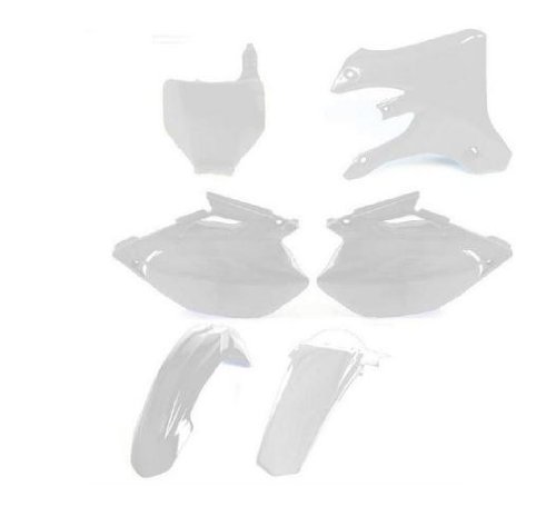 UFO Plastics Complete Plastics Kit White for Kawasaki KLX110