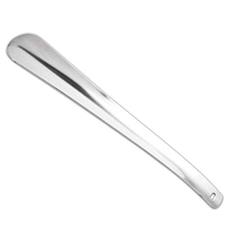 Shoe Horn Shoehorn Metal Shoe Horns - 12 Inch Long Shoe Horn, Heavy Duty Stainless Metal Shoe Horn for Men Women Kids Seniors