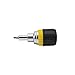 Klein Tools 32594 Multi-Bit Screwdriver / Nut Driver, 6-in-1 Stubby Tool with Phillips, Slotted and Square Bits and 2 Nut Driver Sizes