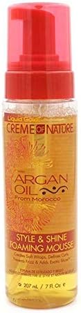 Creme Of Nature Argan Oil Style & Shine Foaming Mousse 207 ml