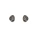 Humble Chic Women's Simulated Druzy Studs Delicate Sparkly Bezel Set Stud Earrings
