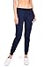 Ambiance Women's Juniors Soft Jogger Pants (Large, Navy Blue)