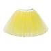 PerfectDay Women's Mini Tutu Ballet Multi-layer Ruffle Frilly Petticoat Skirt