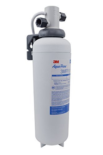 3M Aqua-Pure Under Sink Full Flow Drinking Water Filter System 3MFF100, Sanitary Quick Change, Reduces Particulates, Chlorine Taste and Odor, Cysts, Lead, Select VOCs