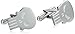 Marvel Comics Unisex Punisher Skull Stainless Steel Cufflinks