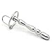 Tear Drop Male Genital Wand, Smooth Surgical Steel Hollow Cum Through Urethral Plug
