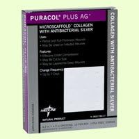 Dressing, Collagen, Puracol Plus Ag, 19.13"