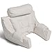 Hermell Deluxe Extra Firm Bed Lounger Reading Pillow, Cream