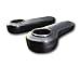 Universal Golf Cart Rear Seat Arm Rests with Cup Holders - BLACK primary