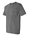 Comfort Colors Men's Garment-Dyed Pocket T-Shirt, GREY, Large