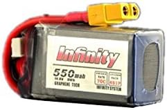 Infinity 4S 14.8V 550mAH 70C Lipo Battery with XT60 Plug Connector