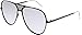 Quay Australia ICONIC Women's Sunglasses Kylie Oversized Aviator - Black/Silver