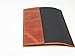 OleksynPrannyk Leather Notebook Cover for Moleskine Cahier 5 x 5.25 Refillable Bound Journal with Lined Paper Handmade in Chestnut Color