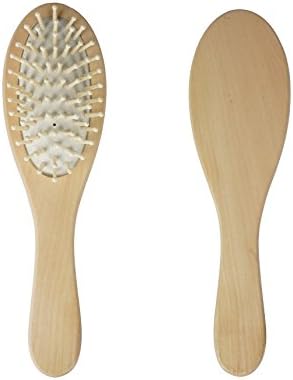 Huippy 8.7inch Wooden Hair Brush Massage Comb Anti-static for Scalp Massage Air Cushion,Healthy and Shining Hair