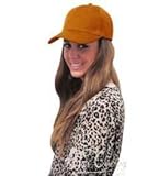Plain Men's Baseball Hat with Adjustable Velcro, Yellow