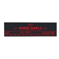 VSN Guitar Pedal Power Supply 10 Isolated DC Output
