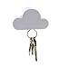 BestOfferBuy Novelty Cloud Shape Magnetic Magnets Key Holder Home White