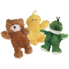 Kong Low Stuffing with Squaker Dog Toy Size:XSmall Type:9 animals