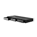 Wallniture Wall Mountable Floating Shelf Storage Organizer with 3 Drawers in Black