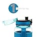 Swig Savvy Sports Water Bottle - with Silicone Sleeve. Fruit Infuser Water Bottle Filter and Leak Free Flip Top, EZ Open with One Click,Tritan Co-Polyester Plastic, 32oz - 25oz - 16oz