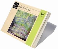Jigsaw Puzzle - 80 Pieces - Art - Wooden - Monet The Japanese Bridge