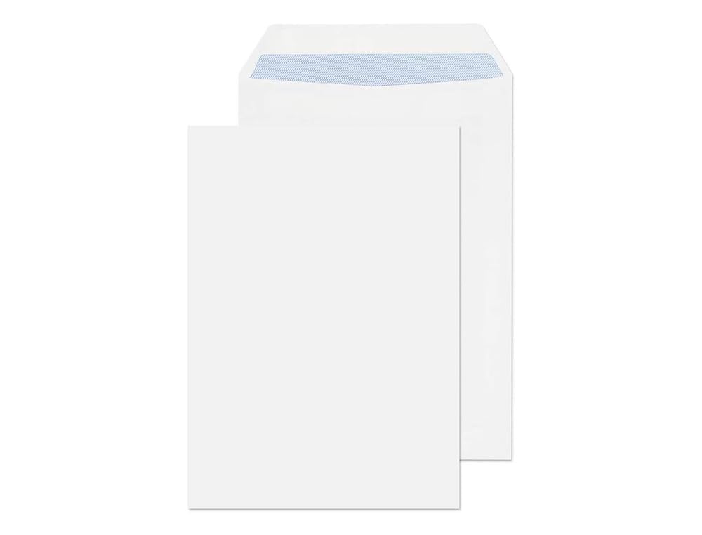 Liderpapel SB37 - Pack of 500 Envelopes, 162 x 229 mm