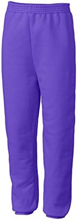 Clique Basics Big Boys Comfortable Pocket Fleece Pant, Purple, Medium