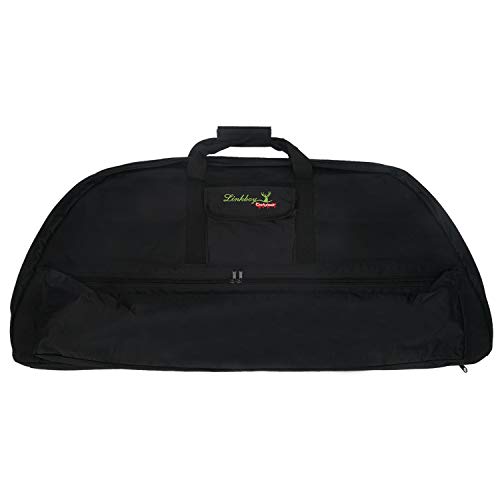 XQMART Compound Bow Case, Archery Accessories Fits for Compound Bows up to 40" Axle to Axle (black1)