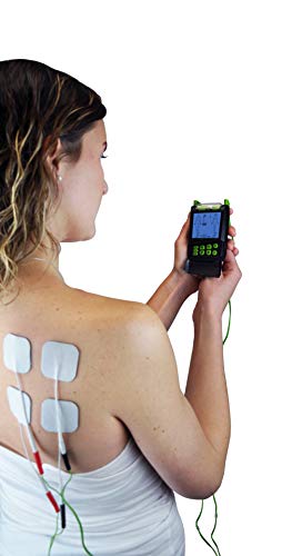 Blue Jay Ultima Digital OTC Dual Channel TENS Unit with Timer, 2 in. x 2 in. Electrode Pads, 8 Preset Modes. Electrotherapy Aids