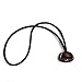 Long Hair Ties for Dreadlocks - Brown Etched Dread Hair Ties - Ouchless, No Tangle, No Neck Strain Extra Long Ponytail Holder for Heavy Hair Dreadlocks Accessories