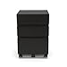 Essentials File Cabinet - 3-Drawer Wheeled Mobile Pedestal Cabinet, Espresso (ESS-1030-ESP)