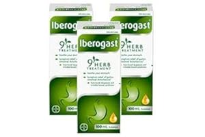 Iberogast LARGE SIZE (100ml) THREE BOTTLES- for Dyspepsia, Bloating, Stomache Pain and Heartburn Brand: Medical Futures