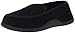 Isotoner Men's Microterry Slip On Slippers,  X-Large,  Black