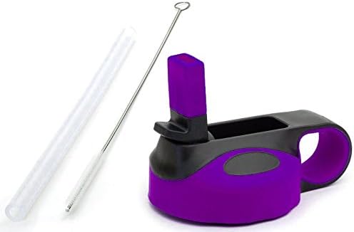 Purple Hydro Flask Straw Lid - Fits 40oz, 32oz, 64oz Wide Mouth Hydroflask, WAV Bottle, Klear Bottle