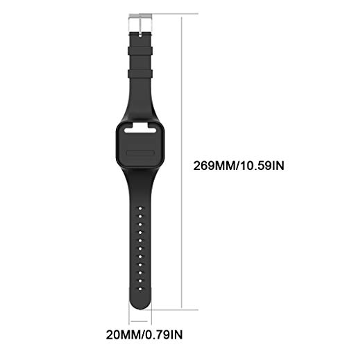 huanban072 Silicone Watch Band Replacement Wrist Strap Wristwatch for GolfBuddy Voice GPS Voice 2 Golf GPS/Rangefinder (White)