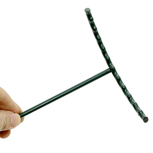 Creation Core 12Pcs Plastic Plant Support Stakes Lodging-Resistant Flower Supports DIY Garden Pot Climbing Trellis