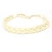 DIGUAN 3 Strands Synthetic Hair Braided Headband Classic Chunky Wide Plaited Braids Elastic Stretch Hairpiece Women Girl Beauty accessory,55g/2oz 613 (#Platinum)