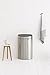 Brabantia 10.6 Gal Kitchen Touch Trash Can New (Matt Steel FPP) Removable Lid, Soft-Touch Open, Garbage Can + Bags