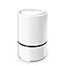 WSTA Desktop Air Purifier,Air Ionizer,Portable Air Purifier,True HEPA Air Cleaner Remove Cigarette Smoke,Dust,Pollen,Bad Odors with 5V USB Cable and 110V AC Adaptor (White)