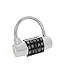 Wordlock PL-003-SL 5-Dial Combination Padlock, Silver primary