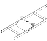 12100-712 - Chatsworth Cable Runway Radius Drop Cross Member 11