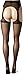 Leg Avenue Women's Sheer Garter Belt Panty Hose, Black (One Size)