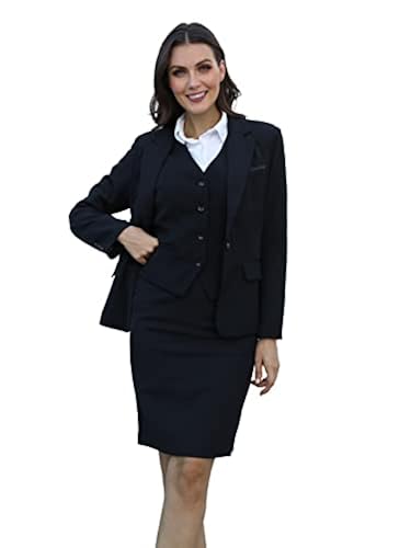 Gilet Donna V VOCNI Con Scollo A V - Elegante E Modellante Per Ufficio - Foto 12