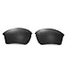 Walleva Black Non Polarized Replacement Lenses For Oakley Half Jacket 2.0 XL Sunglasses