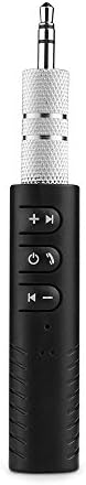 Gadgetza M70 Aux Bluetooth Stereo Audio Receiver 3.5mm Connector Adapter with Mic Compatible with All Android, iOS & Windows Device (Assorted Colour)
