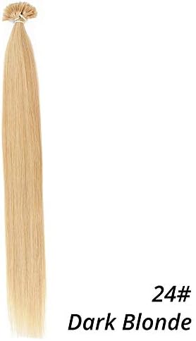 GOLDEN LOVER 1g/pc Nail Hair Extensions Straight Keratin Hair U Tip Machine Remy Fusion Hair Pre Bonded 50pcs 16" 20" 34"