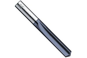 Kodiak Cutting Tools KCT229183 USA Made Solid Carbide Drill Bit, AlTiN Coated, Straight Flute, 2 Flute, 1/8" Diameter, 3/4" Length of Cut, 2" Overall Length