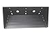 4U 19-Inch Solid Steel Vertical Wall Mount Rack Ideal for Networking, Small Maintenance Closets and Backboards